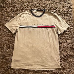 Vintage Tommy Hilfiger Spell Out Flag T-Shirt